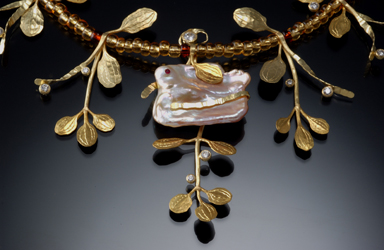 Detailed Ornamental Necklace By George Bentley - Fine Hand Engraver